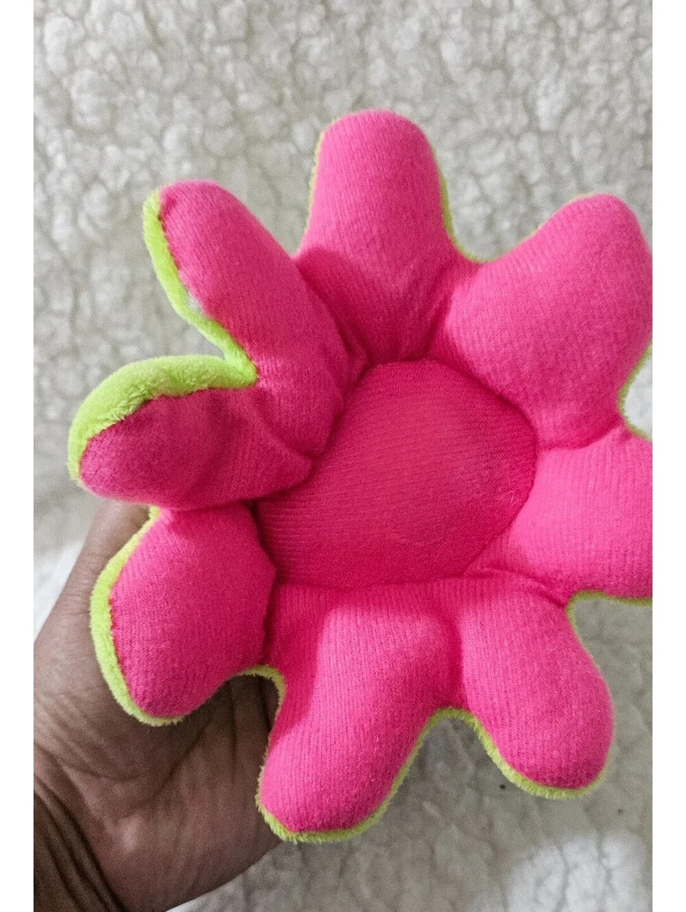 Goffa Octopus Plush Toy Green & Pink Smiling Stuffed Animal 5